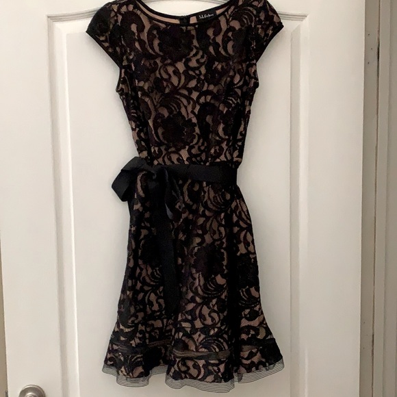 SL Fashions Dresses & Skirts - Black Lace Overlay Dress